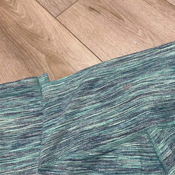 Lululemon Wunder Under Legging‎ (Hi-Rise) Space Dye Camo Alberta Lake Fresh Teal - Picture 5 of 8